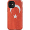Turkish Flag Distressed iPhone 12 Mini Impact Case